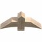 Ekena Millwork Bellingham Rough Sawn Timber Gable Bracket, Douglas Fir, 36"W x 15"H x 6"D x 6"F, 10/12 Pitch GBW036X15X0606BEL00RDF - alternate 4